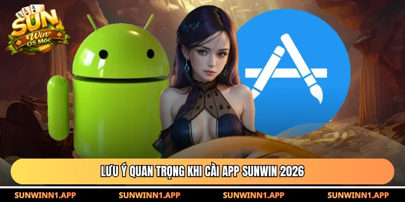 Lưu ý quan trọng khi cài App Sunwin 2026